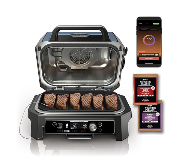 Ninja Grill elektryczny Woodfire XL OG901EU - 1286470 - zdjęcie 7